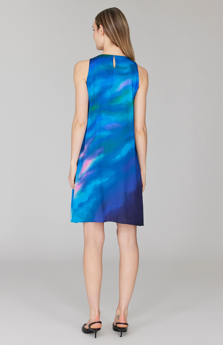 Mountainscape Short Trapeze Dress