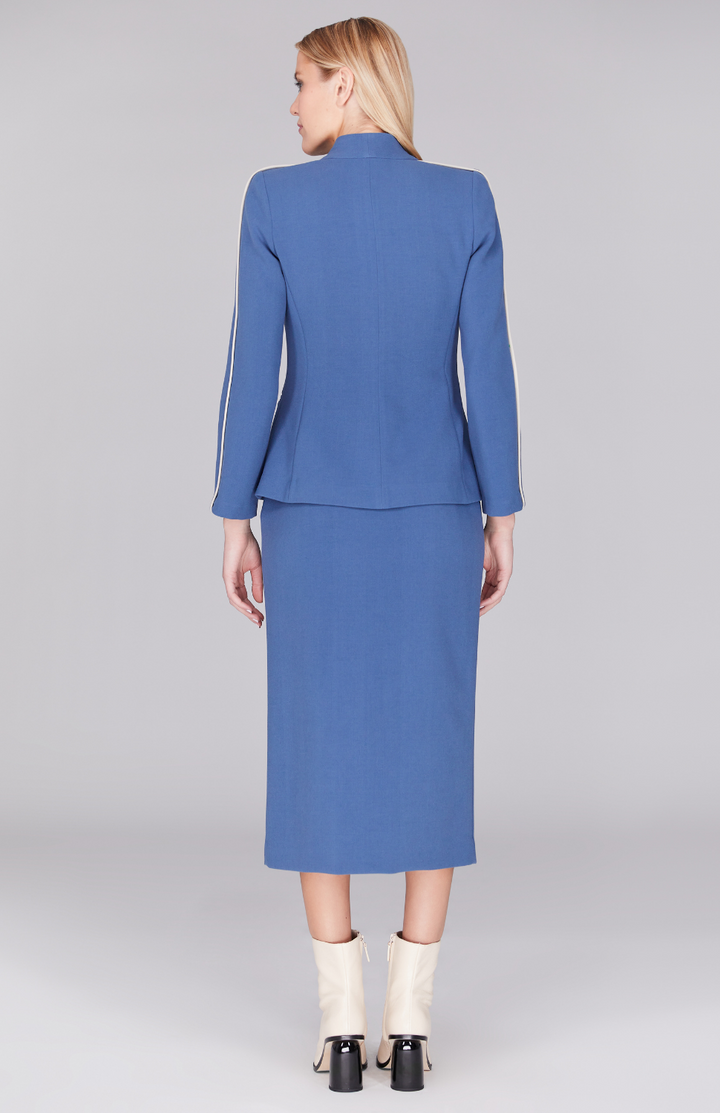 Double Face Fitted Jacket w/ Bias