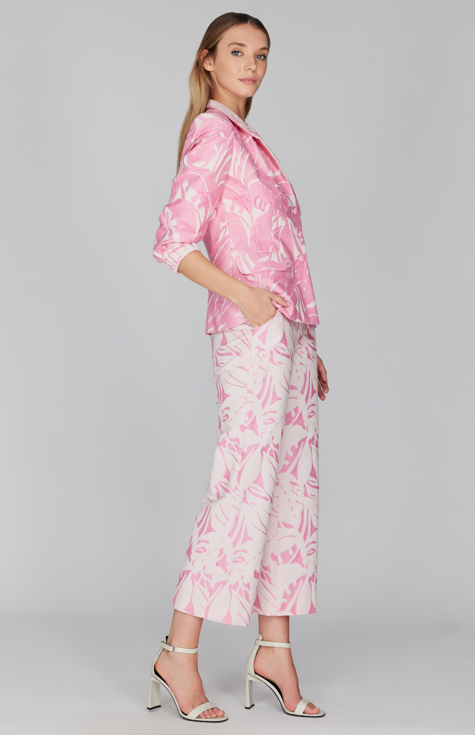 Safari Shirting High Neck Jacket