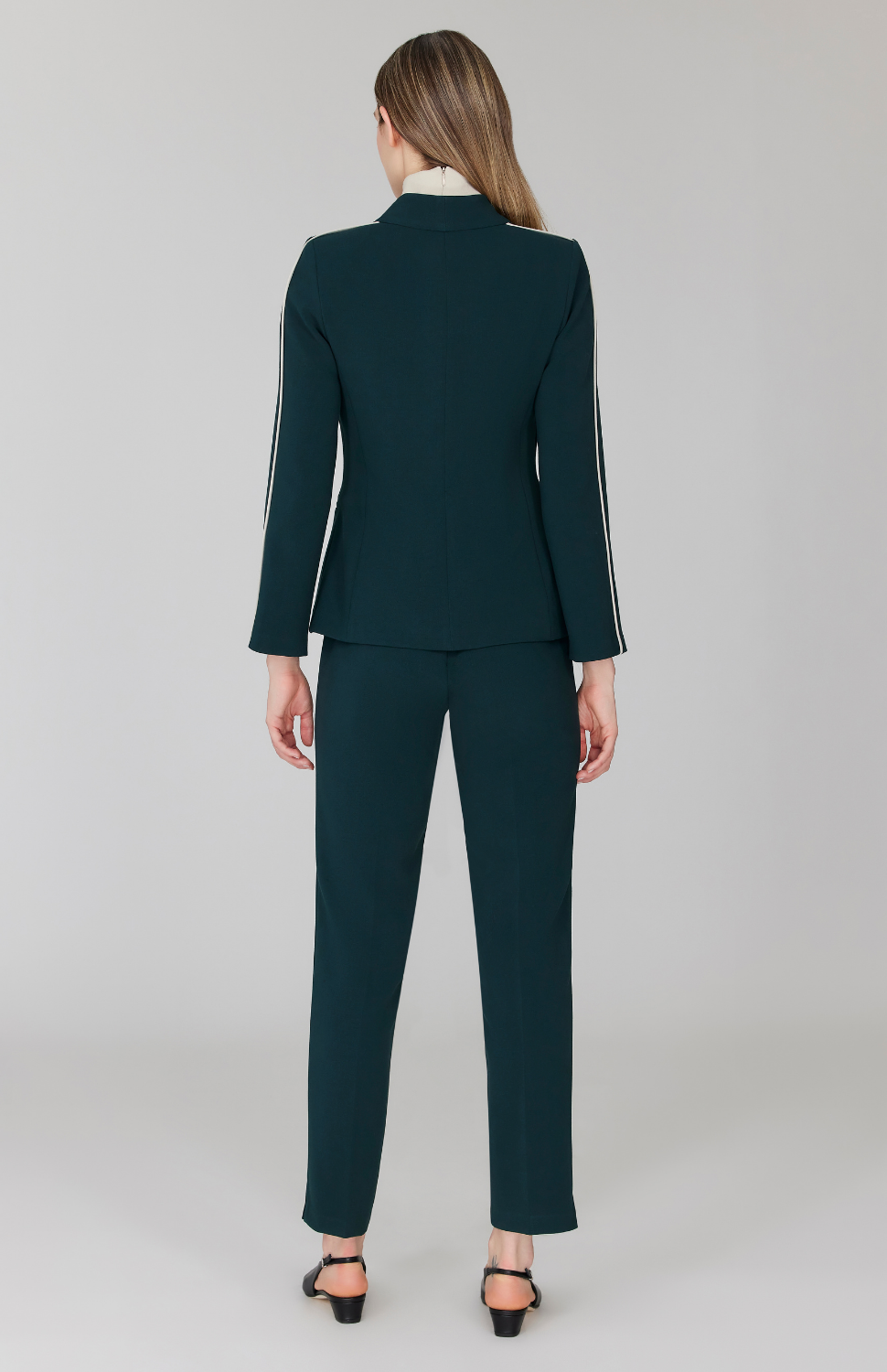 Double Face Fitted Jacket w/ Bias