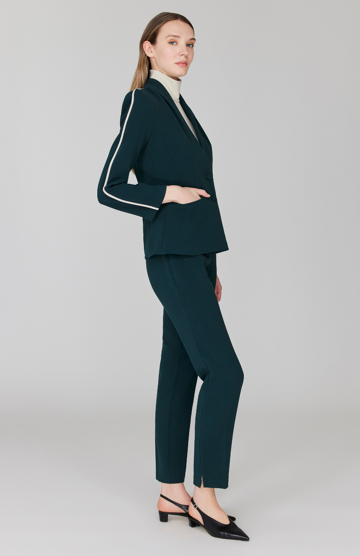 Double Face Fitted Jacket w/ Bias