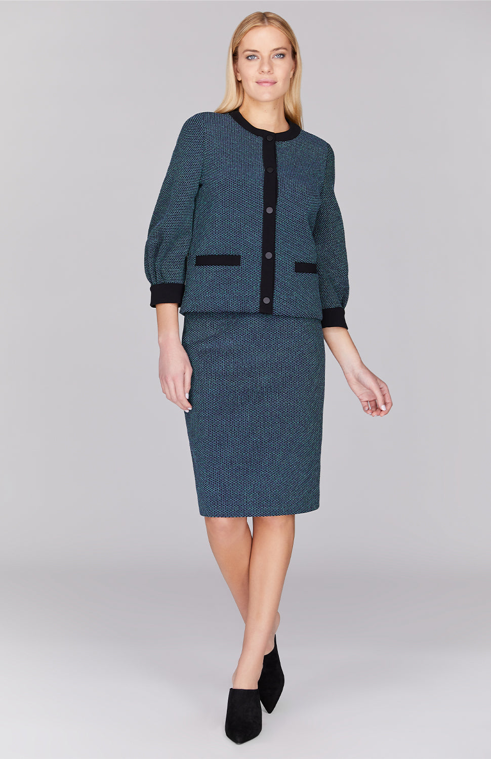 Sparkle Honeycomb Narrow Skirt