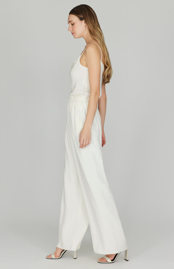 Silk Georgette Drape Front Camisole