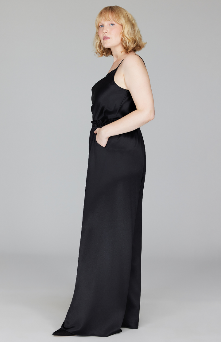 Satin Pajama Pant w/ Elastic Waistband