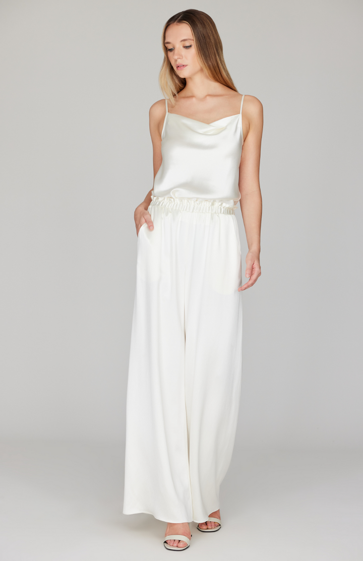 Satin Pajama Pant w/ Elastic Waistband