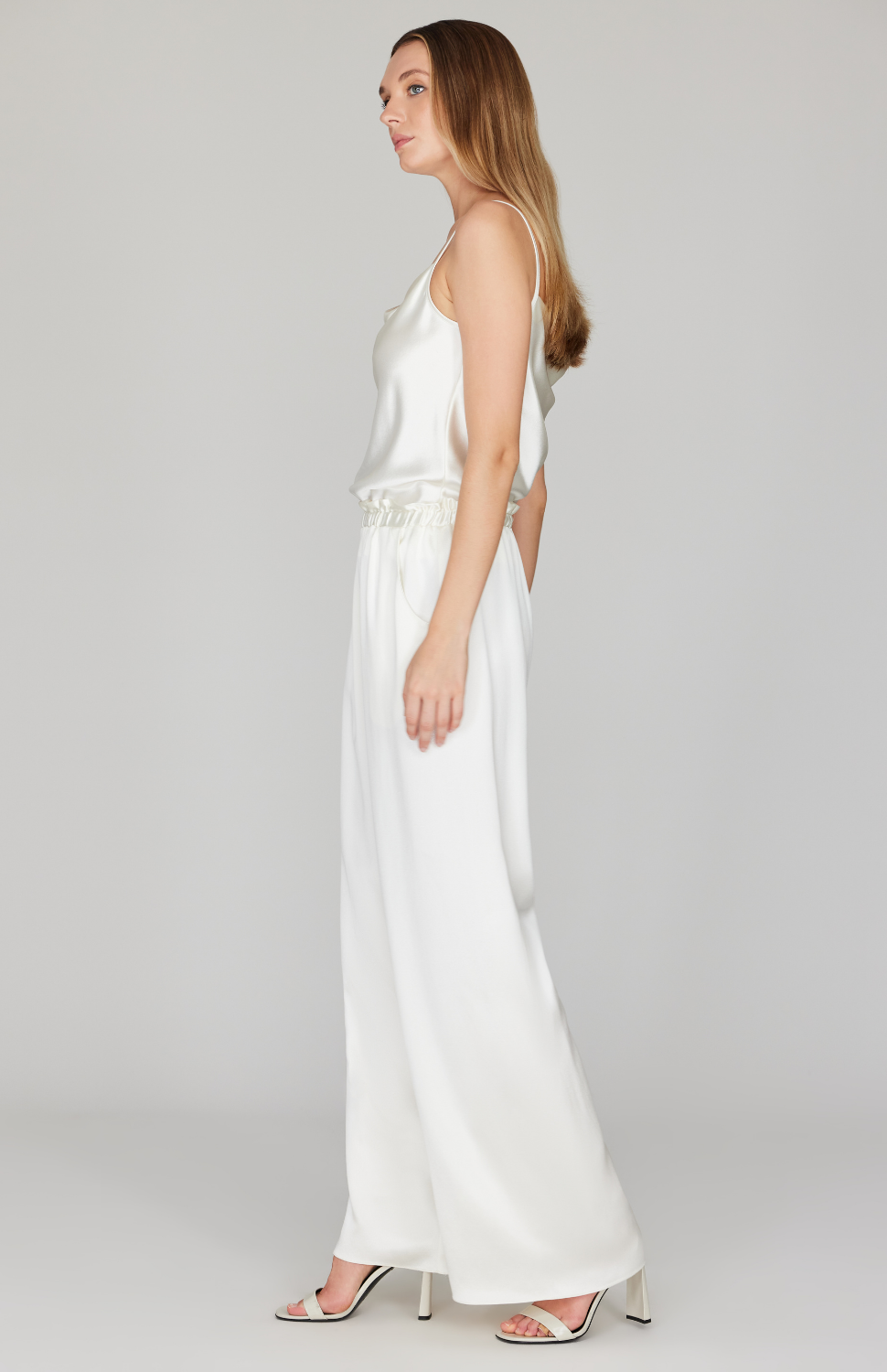 Satin Drape Front Camisole