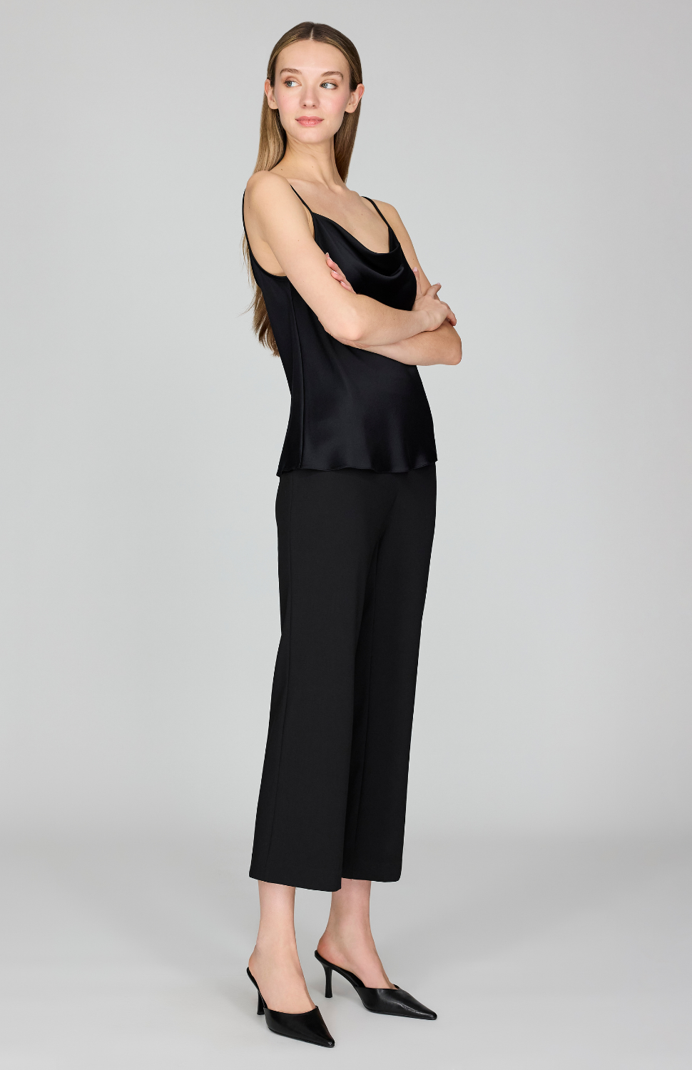 Lightweight Stretch Base Straight Leg Pant w/ Back Zip