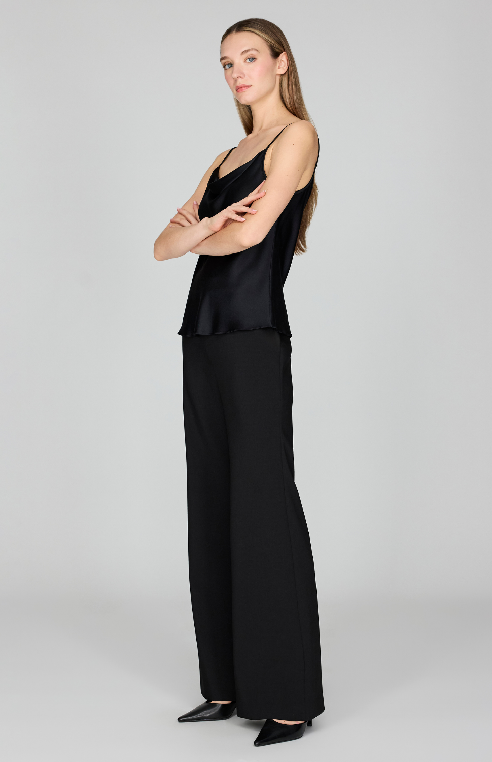 Lightweight Stretch Base Flare Pant w/ Back Zip