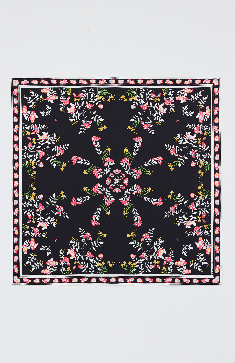 Bramble Silk Square Scarf w/ Hand Rolled Hem – Mi Jong Lee 