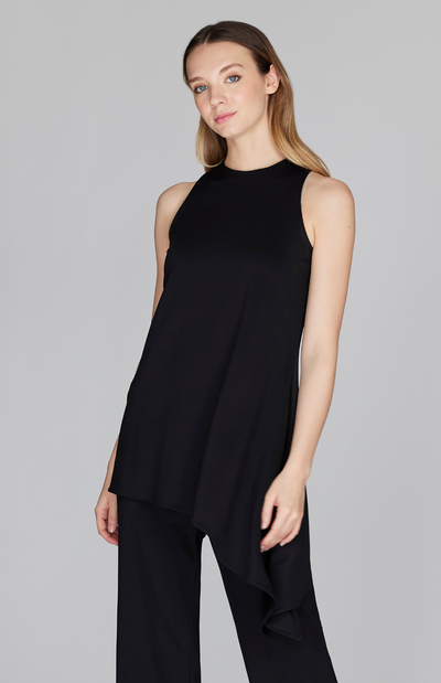 Matte Jersey Asymmetric Tunic