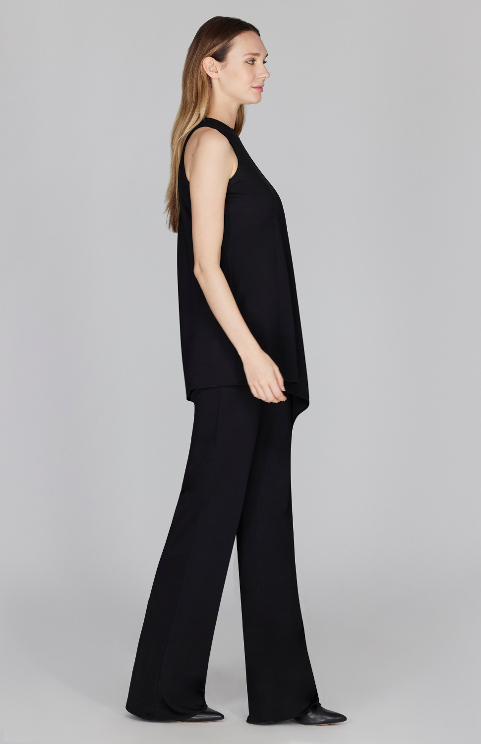 Matte Jersey Asymmetric Tunic