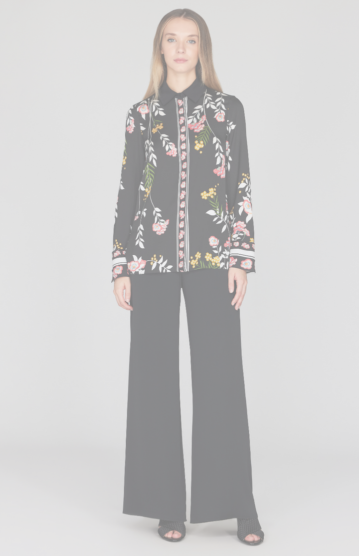 Bramble Collared Blouse w/ Relaxed Sleeve