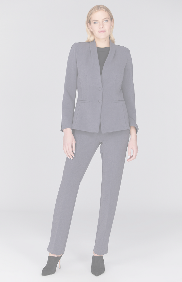 Double Face Fitted Jacket w/ Bias