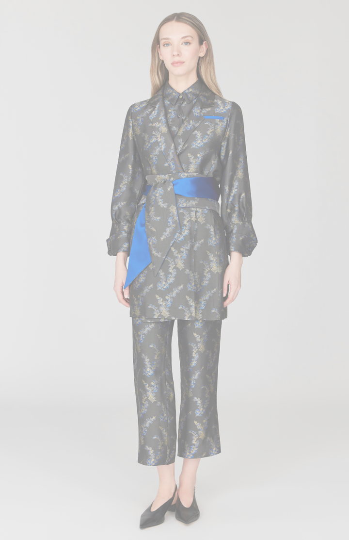 Feather Jacquard Double Sided Sash