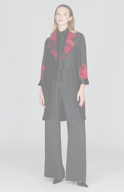 Orchid Jacquard Oversized Jacket