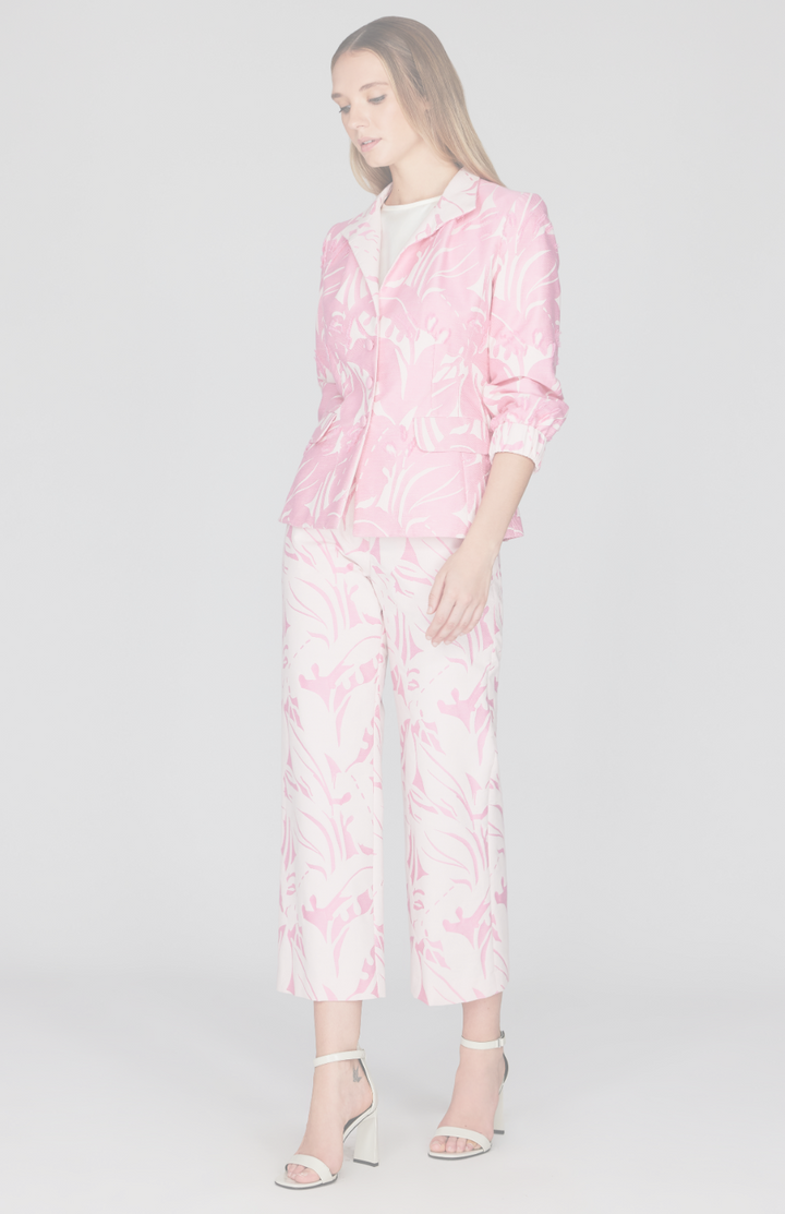 Safari Shirting High Neck Jacket