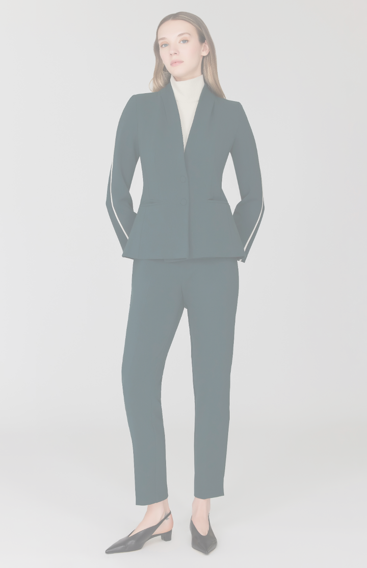 Double Face Fitted Jacket w/ Bias