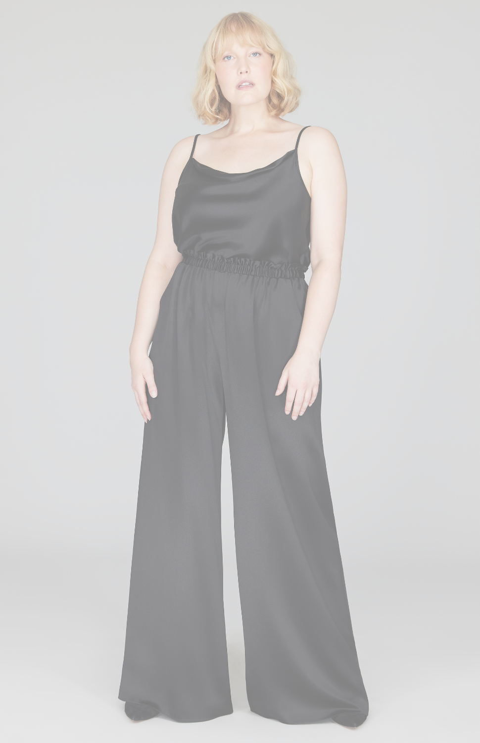 Satin Drape Front Camisole