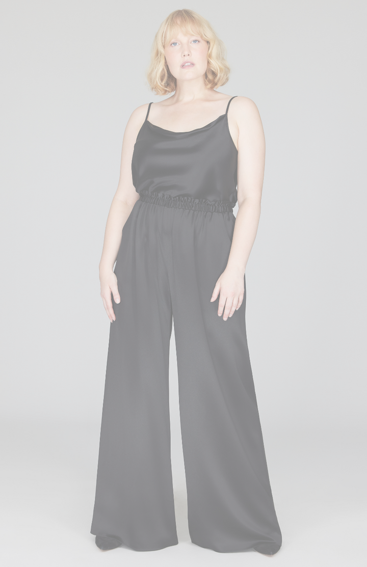 Satin Drape Front Camisole