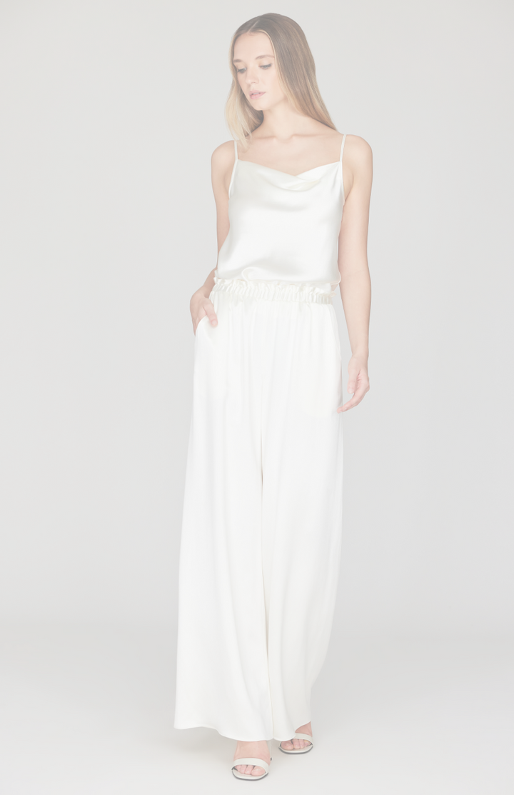 Satin Drape Front Camisole