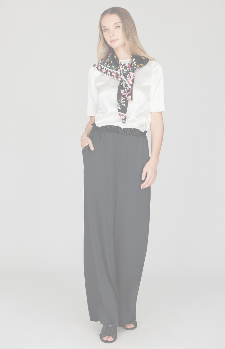 Bramble Silk Square Scarf w/ Hand Rolled Hem