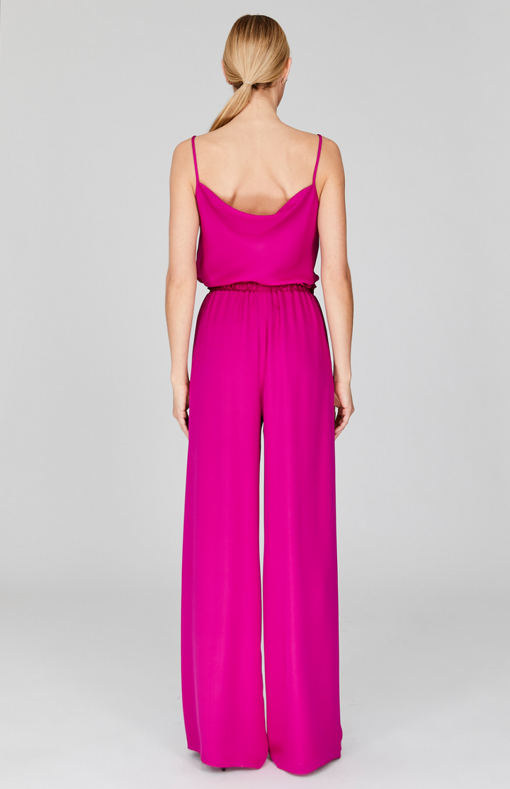 Silk Georgette Pajama Pants w/ Elastic Waist