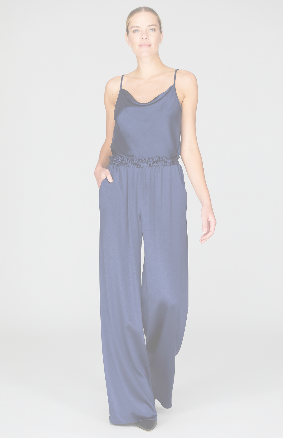 Satin Drape Front Camisole